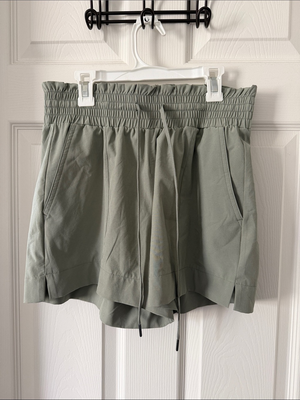Abercrombie & Fitch Sage Green Athletic Shorts